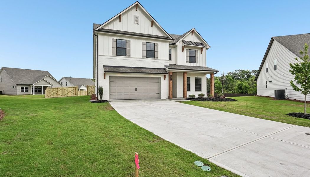 Front exterior of a home in the Greenefield community, located in Cartersville, GA (Image 13). Front exterior of a home in the Greenefield community, located in Cartersville, GA (Image 13).