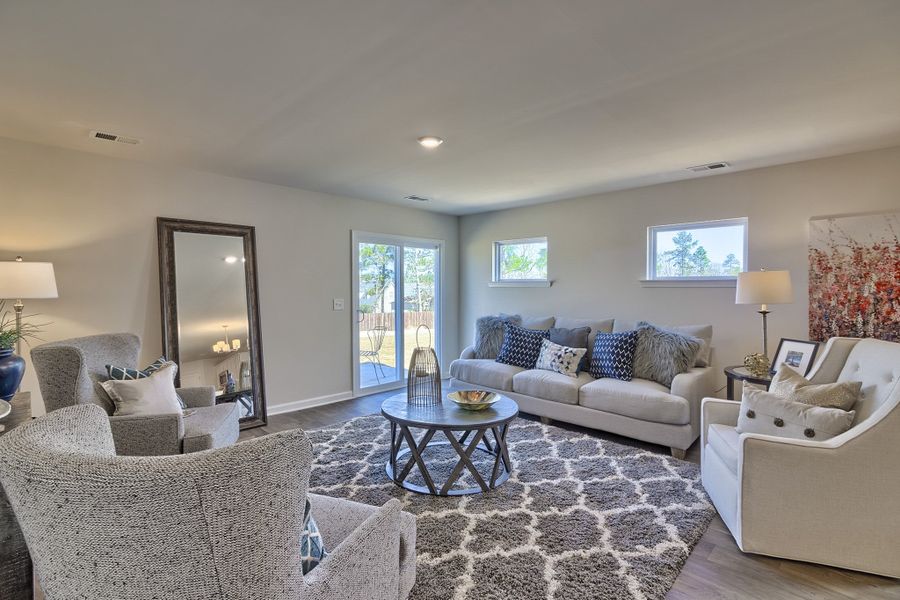 Furnished interior in a model home at Nightingale Hills in Lexington (Image 14).
