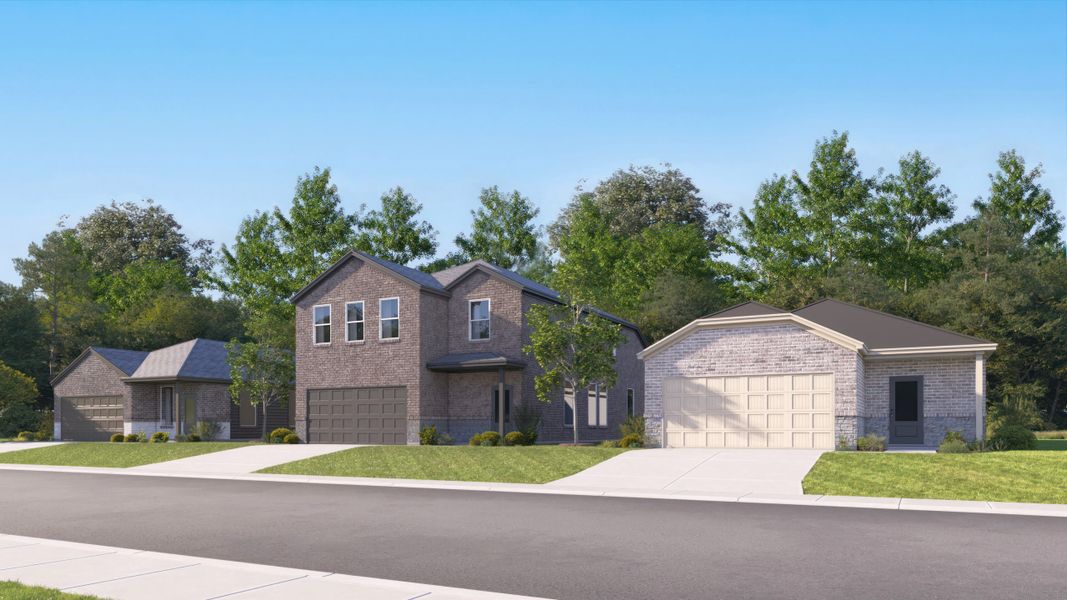 Grove Core Eventide Streetscape Grove Core Eventide Streetscape