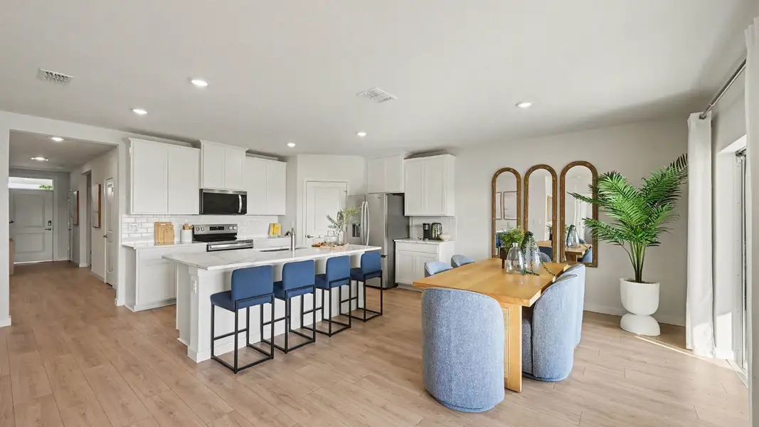 Furnished interior in a model home at Venetian Grove in Vero Beach (Image 8). Furnished interior in a model home at Venetian Grove in Vero Beach (Image 8).