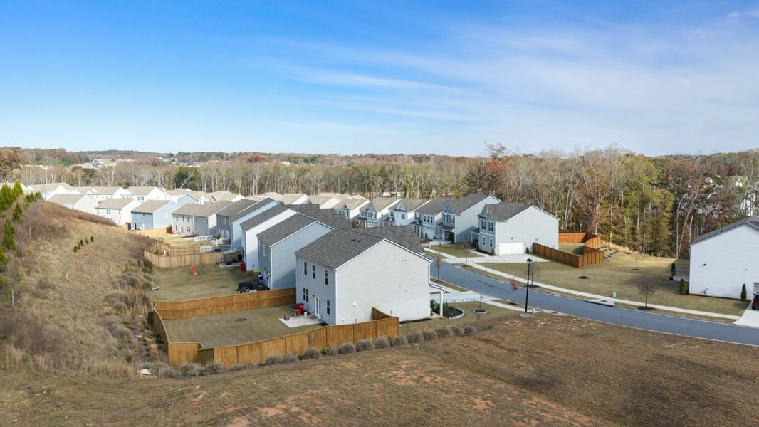 Aerial view of the Braselton Village community in Braselton, GA, showing layout and nearby surroundings (Image 15).