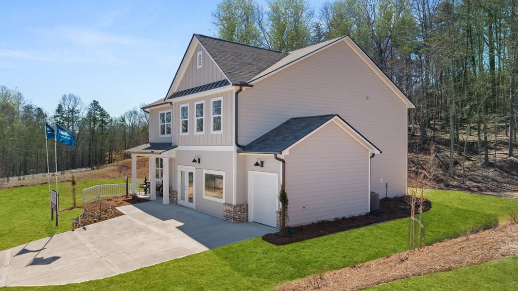 Front exterior of a home in the Falcon Landing community, located in Gainesville, GA (Image 2).