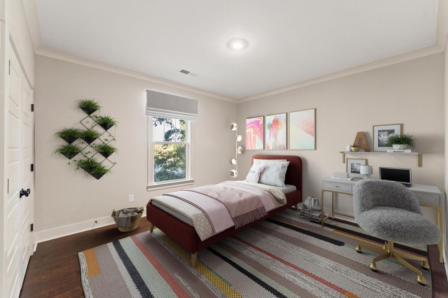 Furnished interior in a model home at Double Springs in Taylors (Image 77). Furnished interior in a model home at Double Springs in Taylors (Image 77).