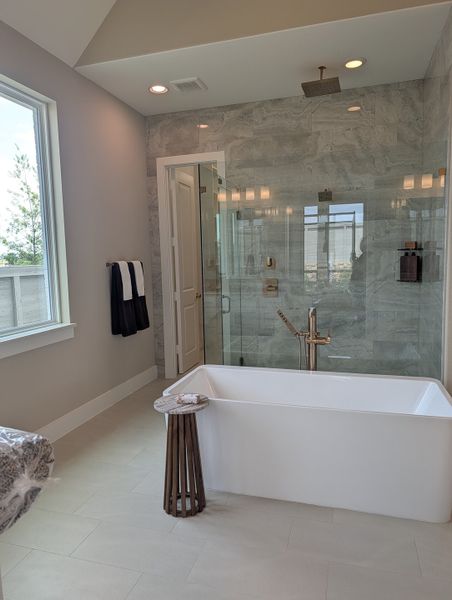 Furnished interior in a model home at Ramble 60s in Celina (Image 13).