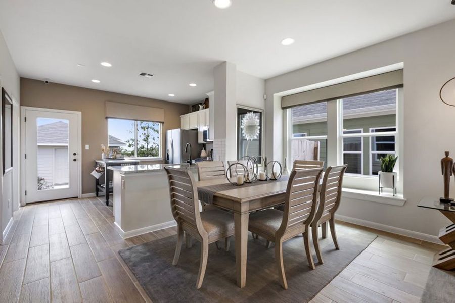 Furnished interior in a model home at Trace in San Marcos (Image 11). Furnished interior in a model home at Trace in San Marcos (Image 11).