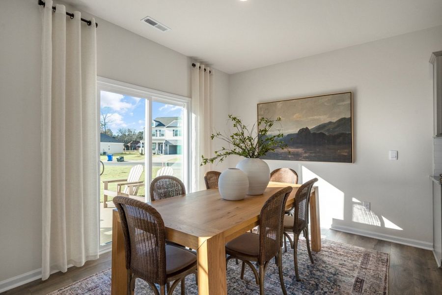 Furnished interior in a model home at Hoke Loop Ridge in Fayetteville (Image 6). Furnished interior in a model home at Hoke Loop Ridge in Fayetteville (Image 6).