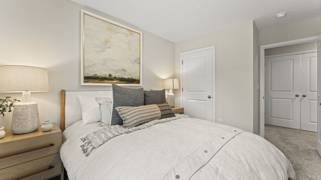 Furnished interior in a model home at Bancroft Place in Jackson (Image 29).