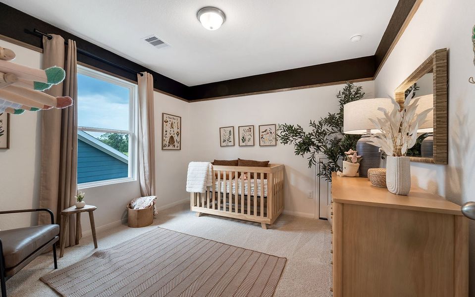 Furnished interior in a model home at The Canopies in Splendora (Image 31). Furnished interior in a model home at The Canopies in Splendora (Image 31).