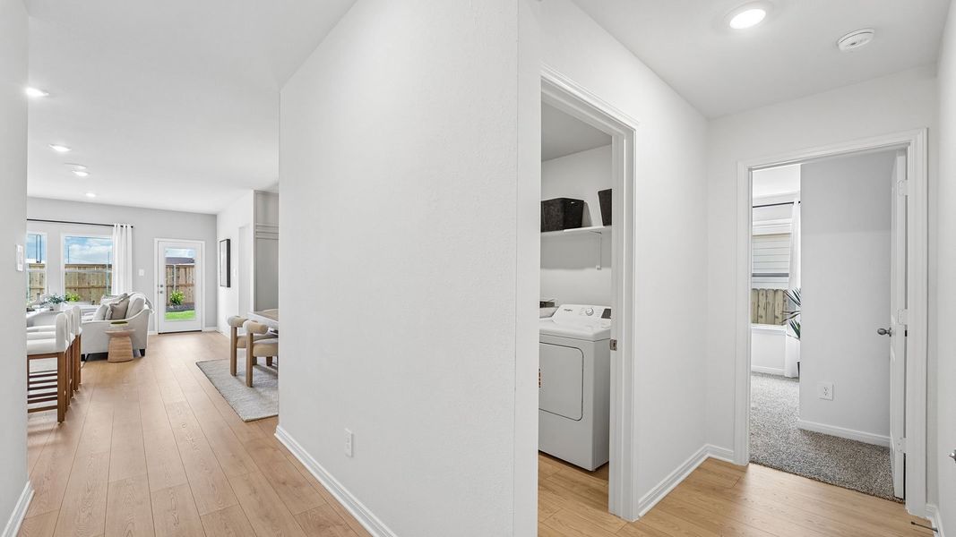Furnished interior in a model home at Briarwood in Elgin (Image 25).