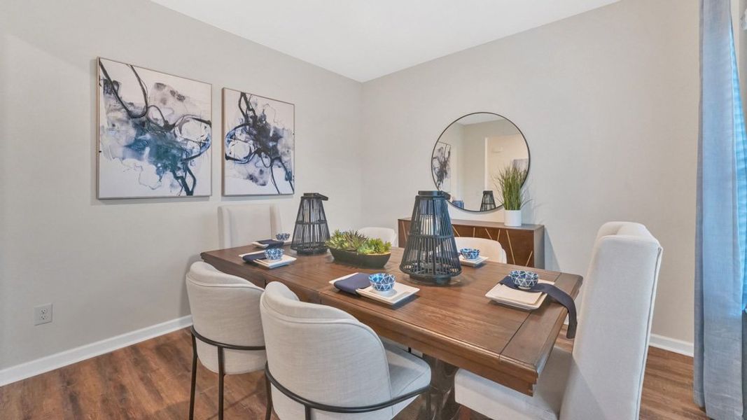 Furnished interior in a model home at Magnolia Ridge in Blountville (Image 11). Furnished interior in a model home at Magnolia Ridge in Blountville (Image 11).