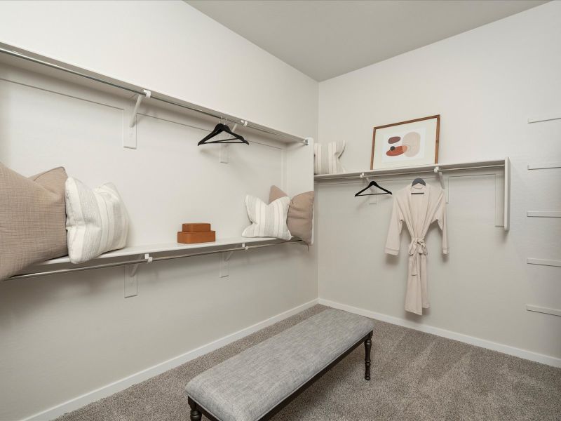 Walk-In Closet in Lennon Floorplan at Abel Ranch