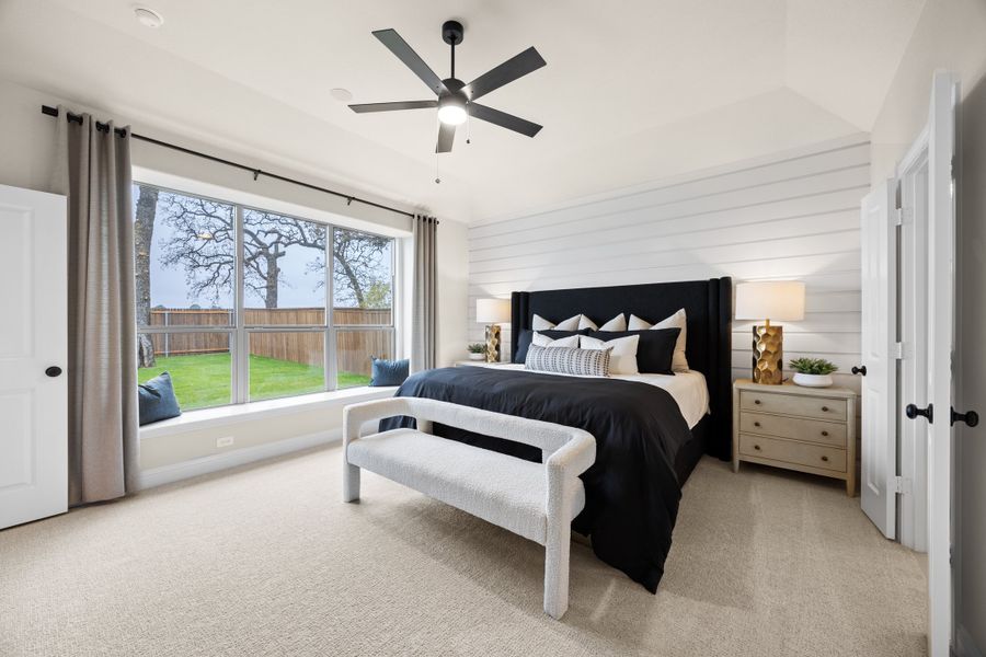 Furnished interior in a model home at Mockingbird Hills - Signature Series in Joshua (Image 20).