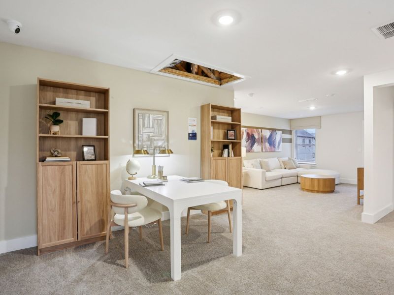 Furnished interior in a model home at Station Hill - Estate Series in Franklin (Image 14).