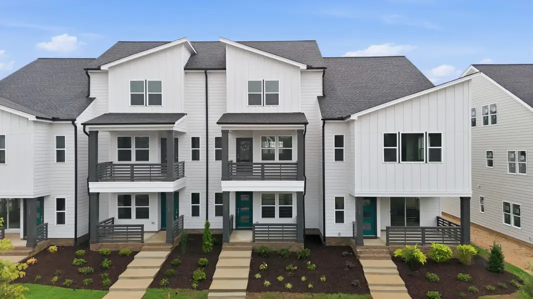 Front exterior of a home in the Allen Park community, located in Raleigh, NC (Image 5).