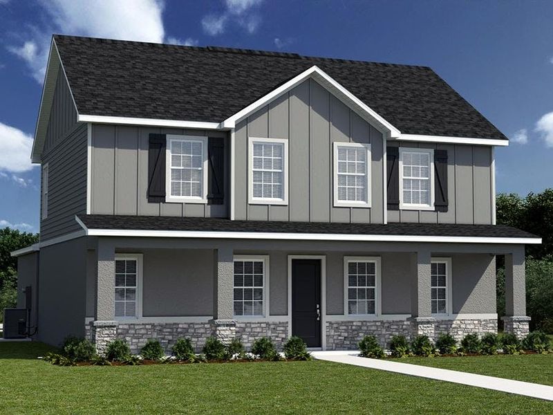 Choose from one and two-story home designs.