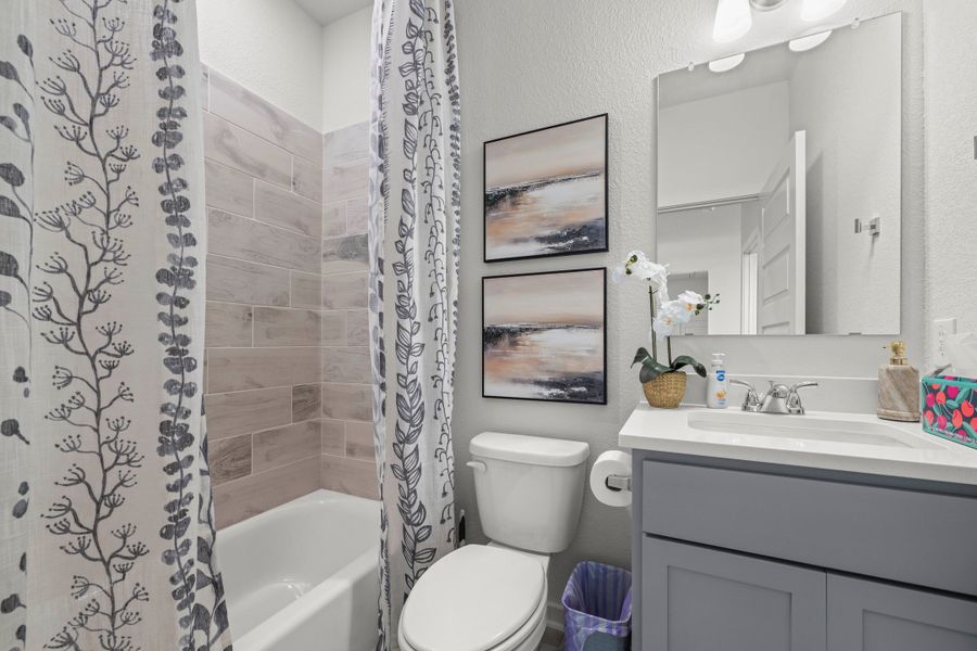 Furnished interior in a model home at Rancho San Gabriel in Georgetown (Image 11). Furnished interior in a model home at Rancho San Gabriel in Georgetown (Image 11).