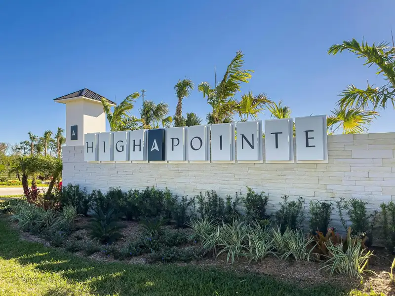 Entry Sign | High Pointe:Entry Sign | High Pointe