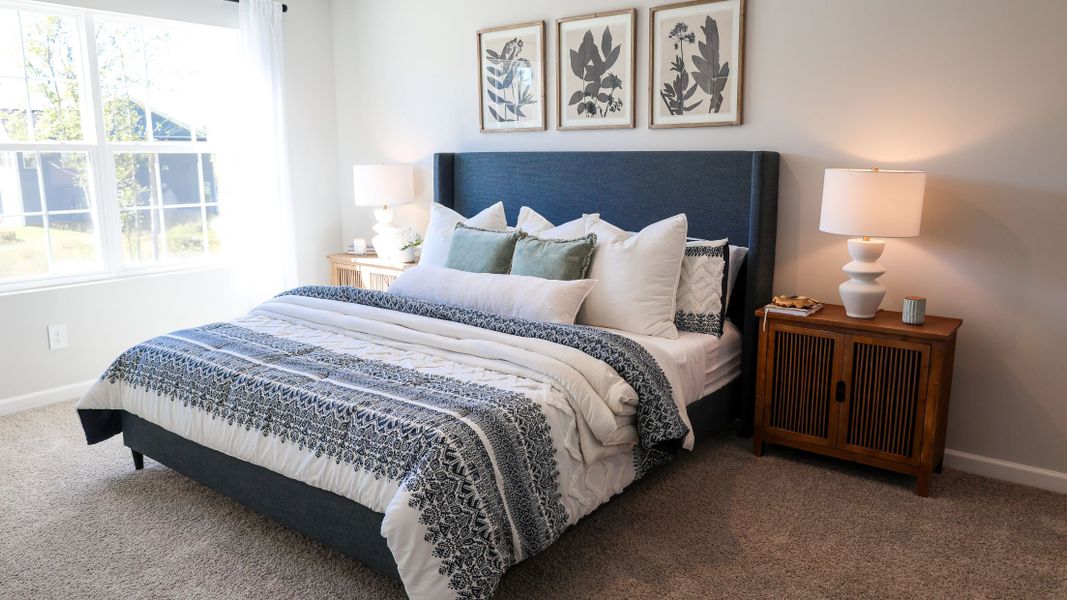 Furnished interior in a model home at Paddington Place in Baxter (Image 20).