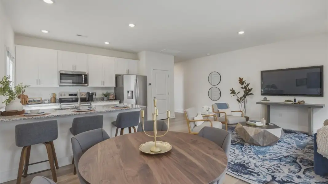 Furnished interior in a model home at Oak Vista in Knoxville (Image 14).