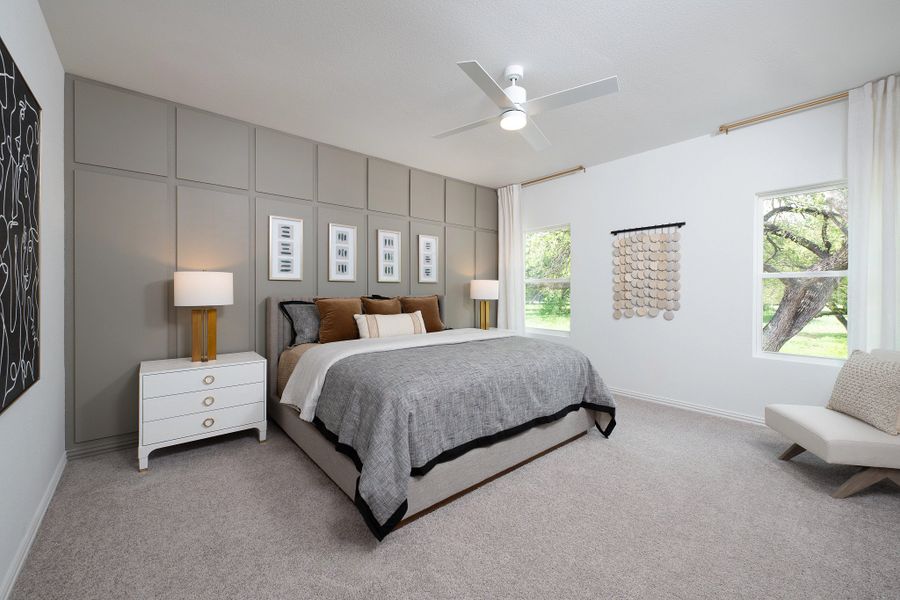 Furnished interior in a model home at Sereno Oaks at Buckner Terrace in Dallas (Image 8).