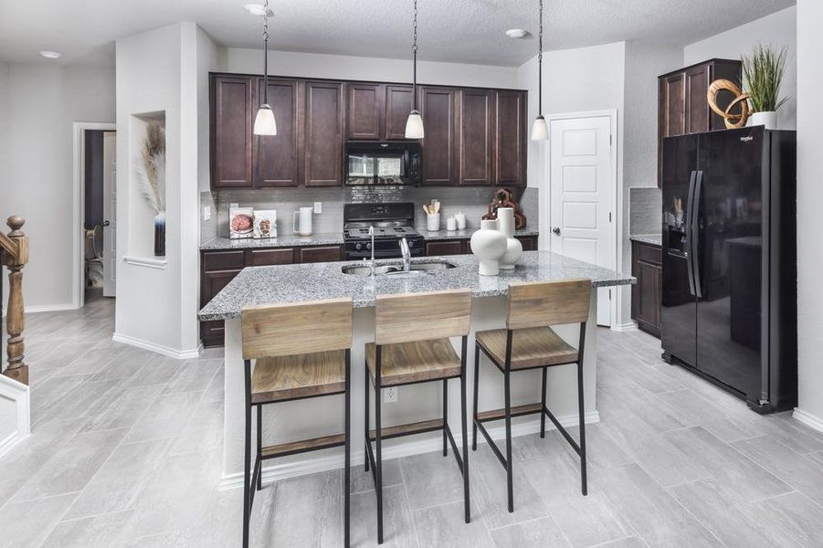 Buffalo Crossing Model Home Kitchen