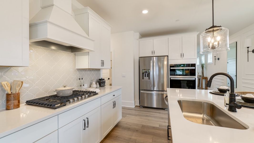 Furnished interior in a model home at The Village at Sandy Plains in Marietta (Image 11).