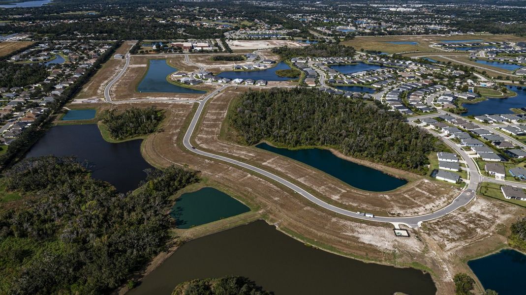 Site preparation and early development at River Preserve Estates in Parrish, FL (Image 18).