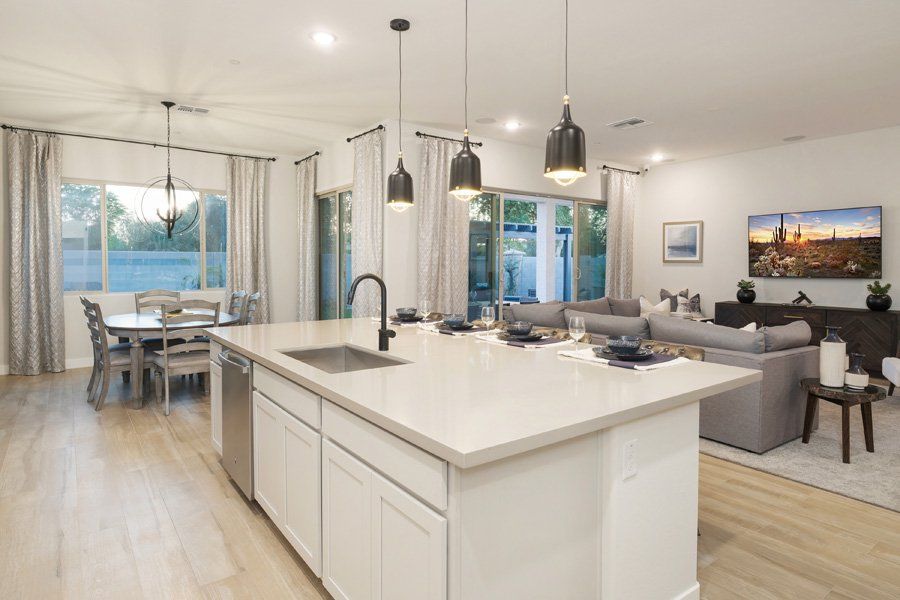 Furnished interior in a model home at Stonefield in Surprise (Image 28).