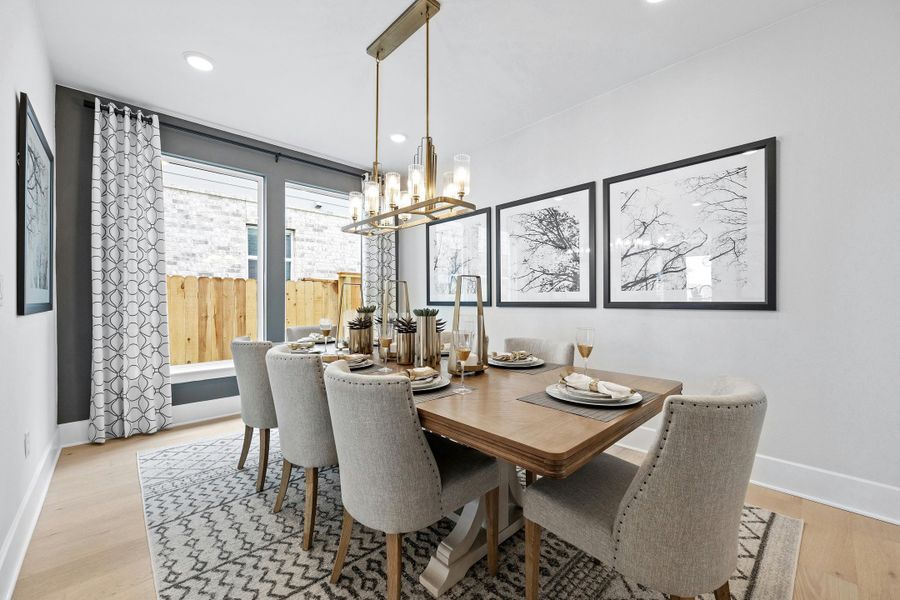 Furnished interior in a model home at Grand Central Park – 50' in Conroe (Image 14).