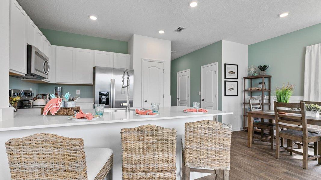 Furnished interior in a model home at The Landing in Middleburg (Image 12).