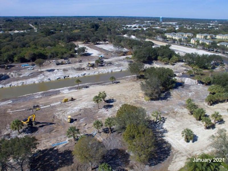 Site preparation and early development at Lucaya Pointe in Vero Beach, FL (Image 54).