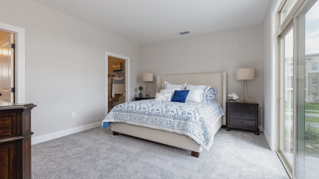 Furnished interior in a model home at The Grove at Haven Hill in Lenoir City (Image 4).