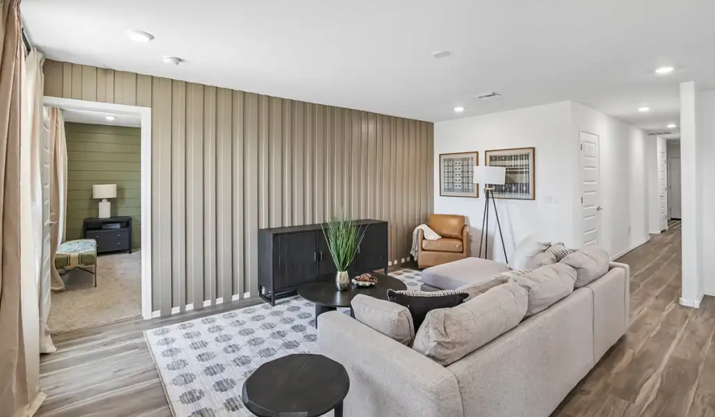 Furnished interior in a model home at Sorrel Ridge Estates in Tucson (Image 8).