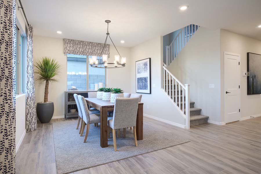 Furnished interior in a model home at Laveen Vistas II in Laveen (Image 30).