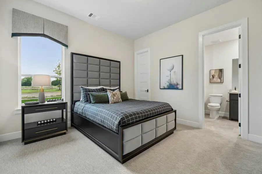 Furnished interior in a model home at Discovery Lakes in Rockwall (Image 43).