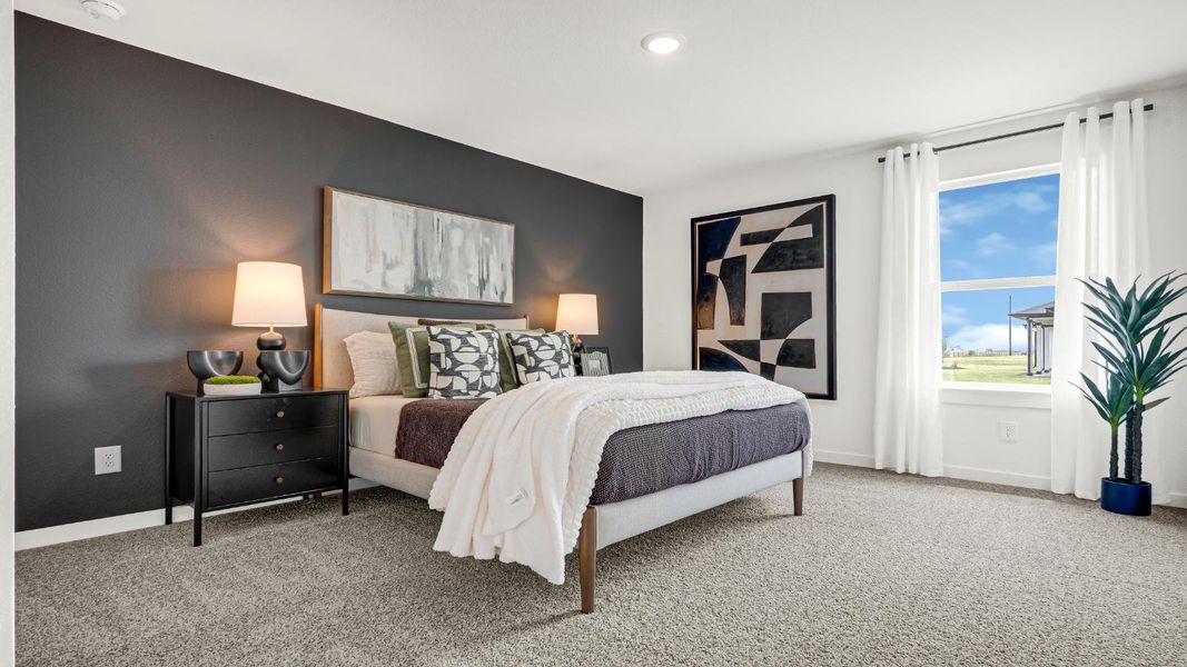 Furnished interior in a model home at Blue Heron Estates in Beasley (Image 15).