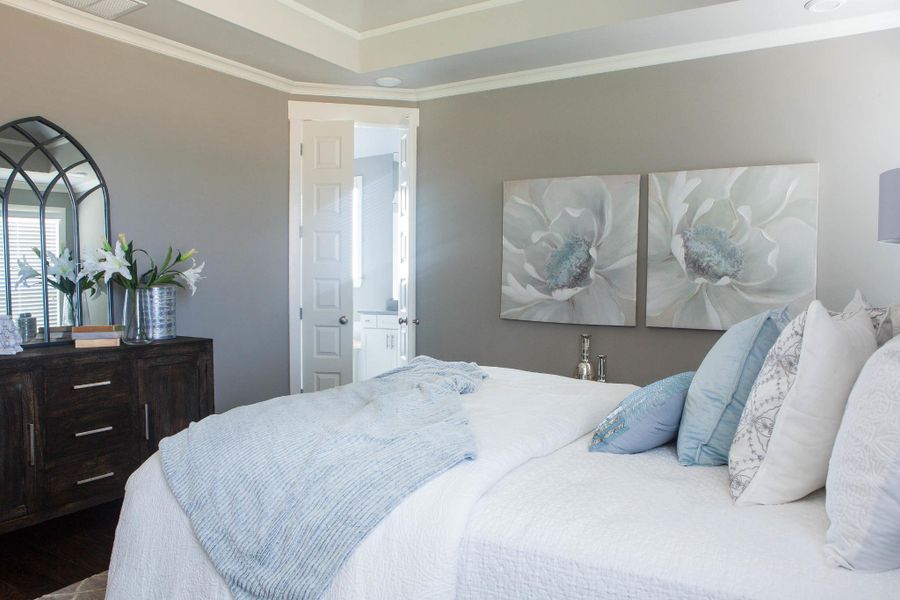 Furnished interior in a model home at White Oak in Arlington (Image 33).