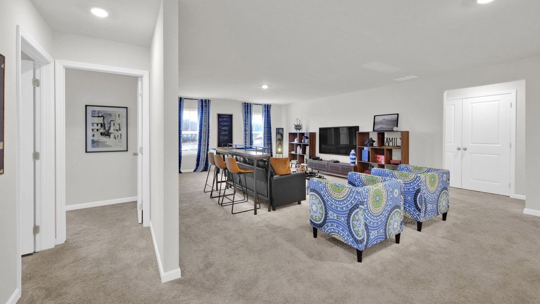 Furnished interior in a model home at Sweet Briar in Ooltewah (Image 30). Furnished interior in a model home at Sweet Briar in Ooltewah (Image 30).