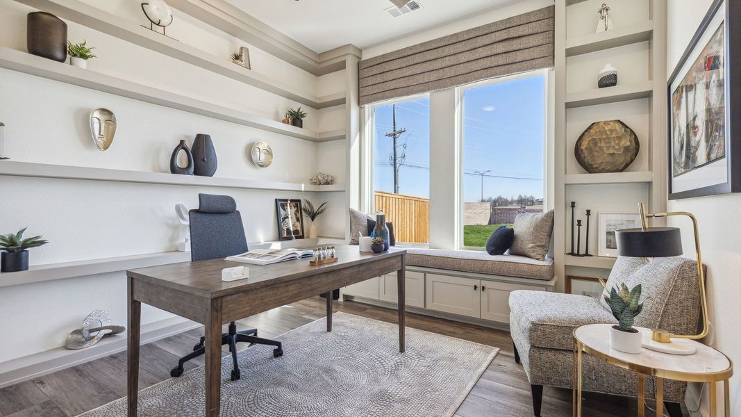 Furnished interior in a model home at Village on Main Street in Frisco (Image 40). Furnished interior in a model home at Village on Main Street in Frisco (Image 40).