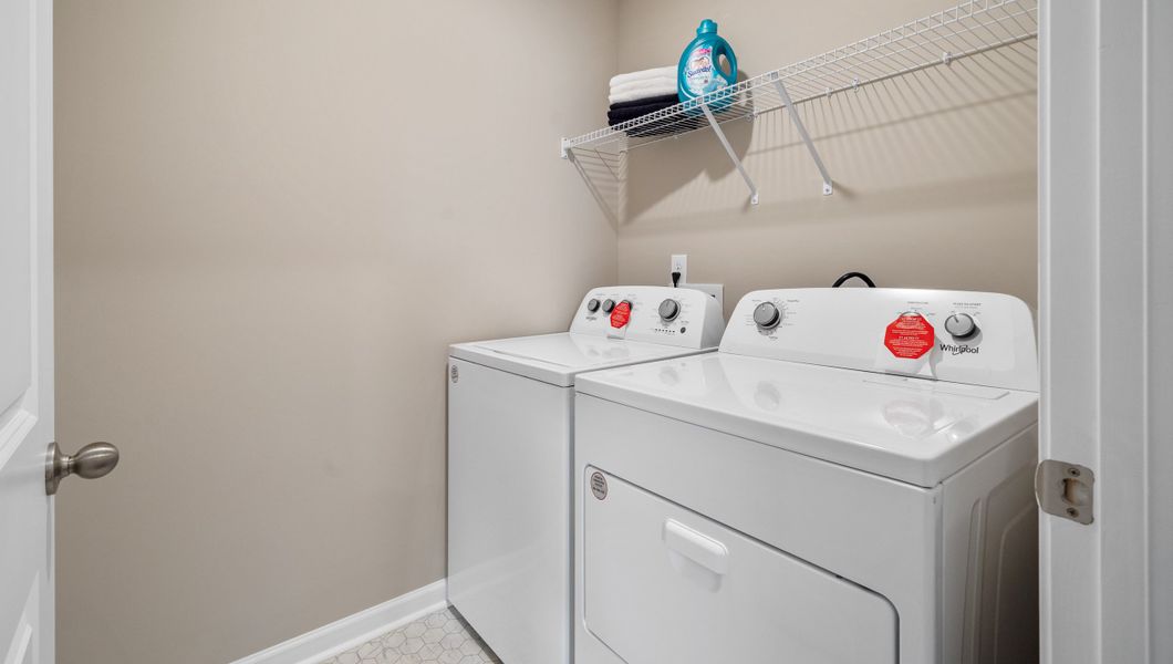 Furnished interior in a model home at Cambridge Creek in Piedmont (Image 28).