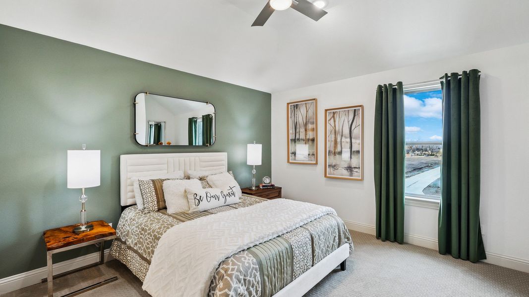 Experience serene luxury with contemporary decor and expansive views in Solterra, Texas.
