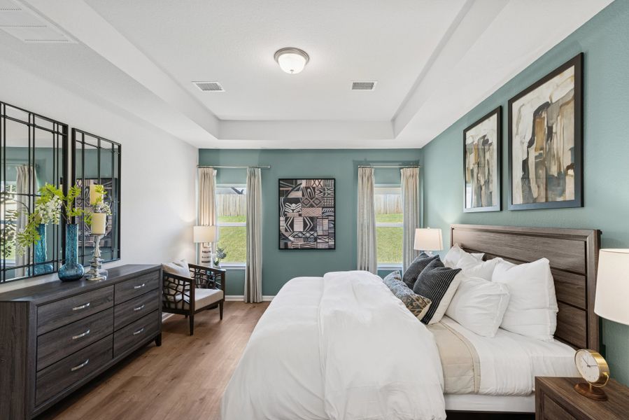 The Robin II- Primary Suite with Tray Ceiling