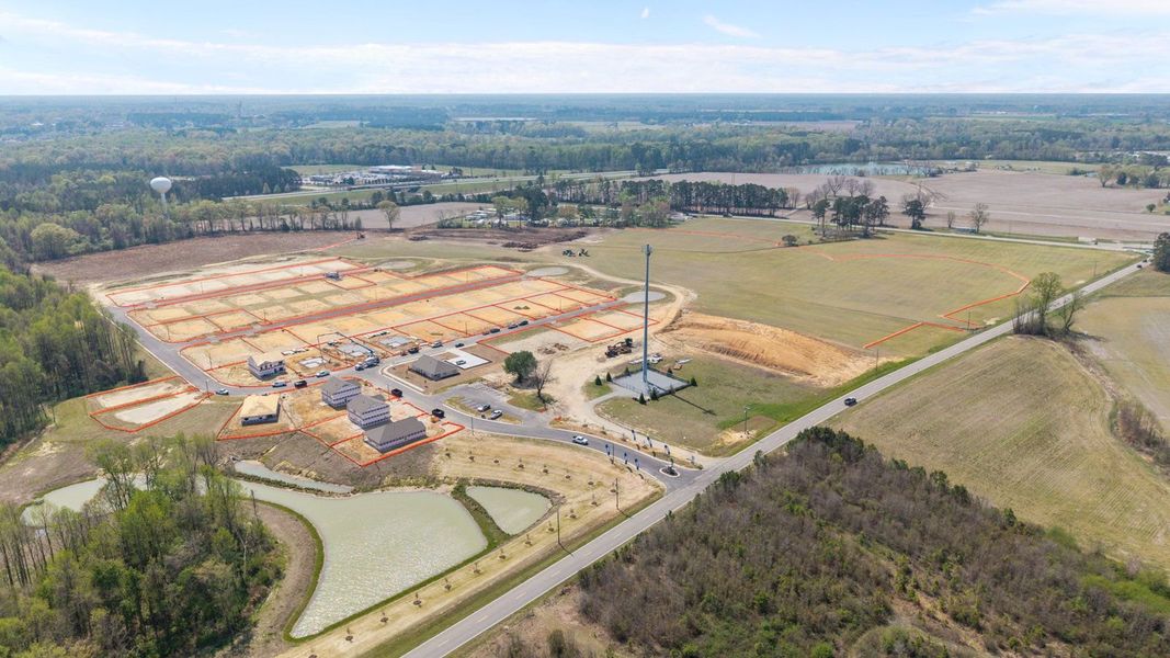 Site preparation and early development at Bynum Farms in Farmville, NC (Image 24).