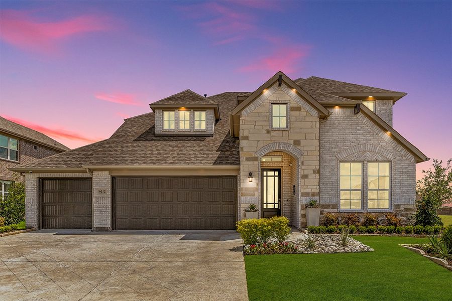 Front exterior of a home in the Sutton Fields community, located in Celina, TX (Image 4).
