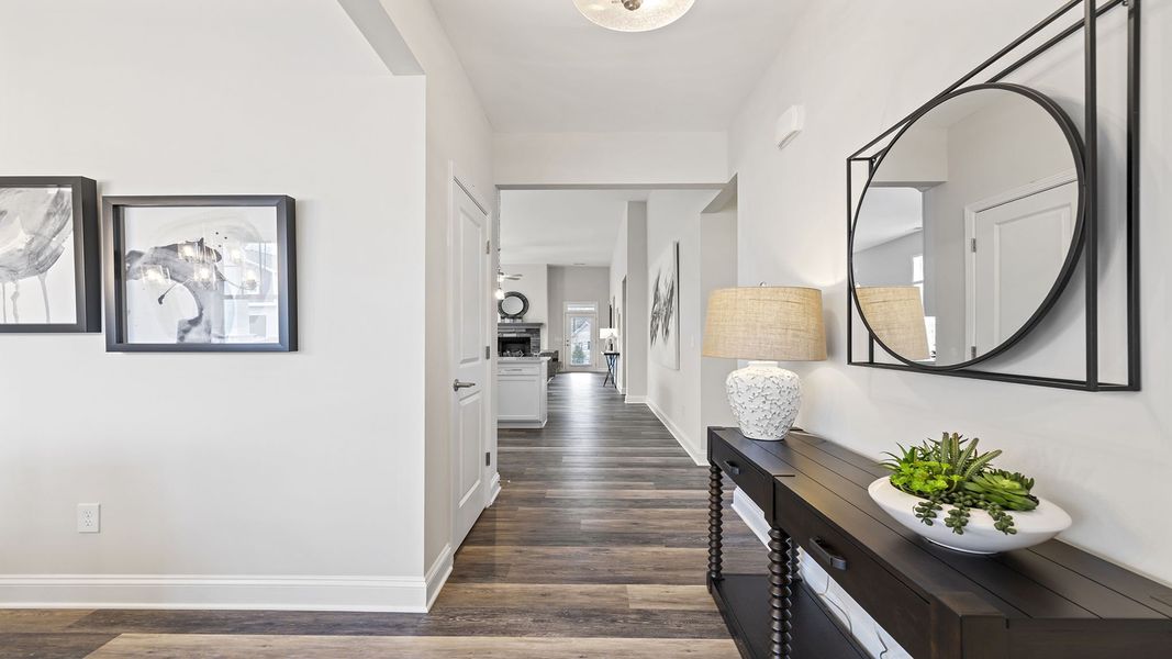 Furnished interior in a model home at Briargate in Fountain Inn (Image 4).