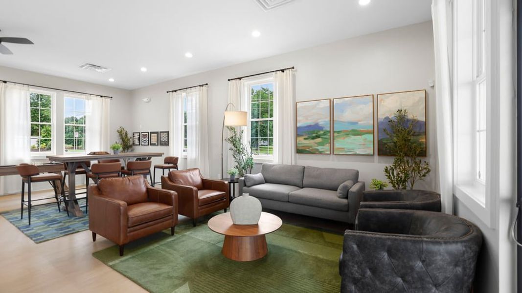 Furnished interior in a model home at Adams Glen in Greenville (Image 45). Furnished interior in a model home at Adams Glen in Greenville (Image 45).