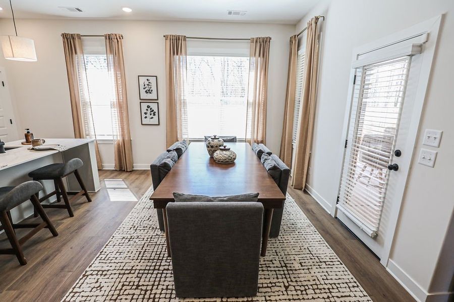 Furnished interior in a model home at Villages of Green Meadows in Munford (Image 57).