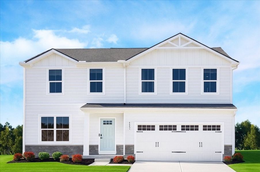 Front exterior of a home in the Evergreen community, located in Cane Ridge, TN (Image 2).