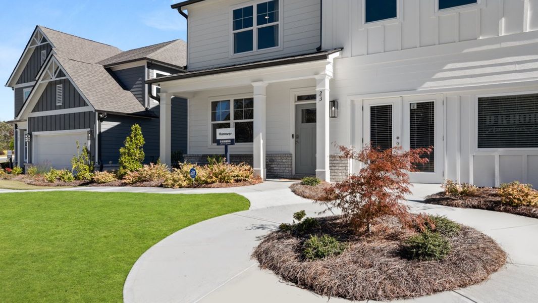 Exterior details of a home in Hamptons at Riverwood South, Dallas (Image 5).