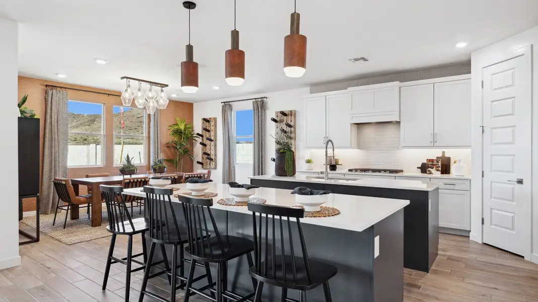 Furnished interior in a model home at The Ridge at Stone Butte in Phoenix (Image 5).